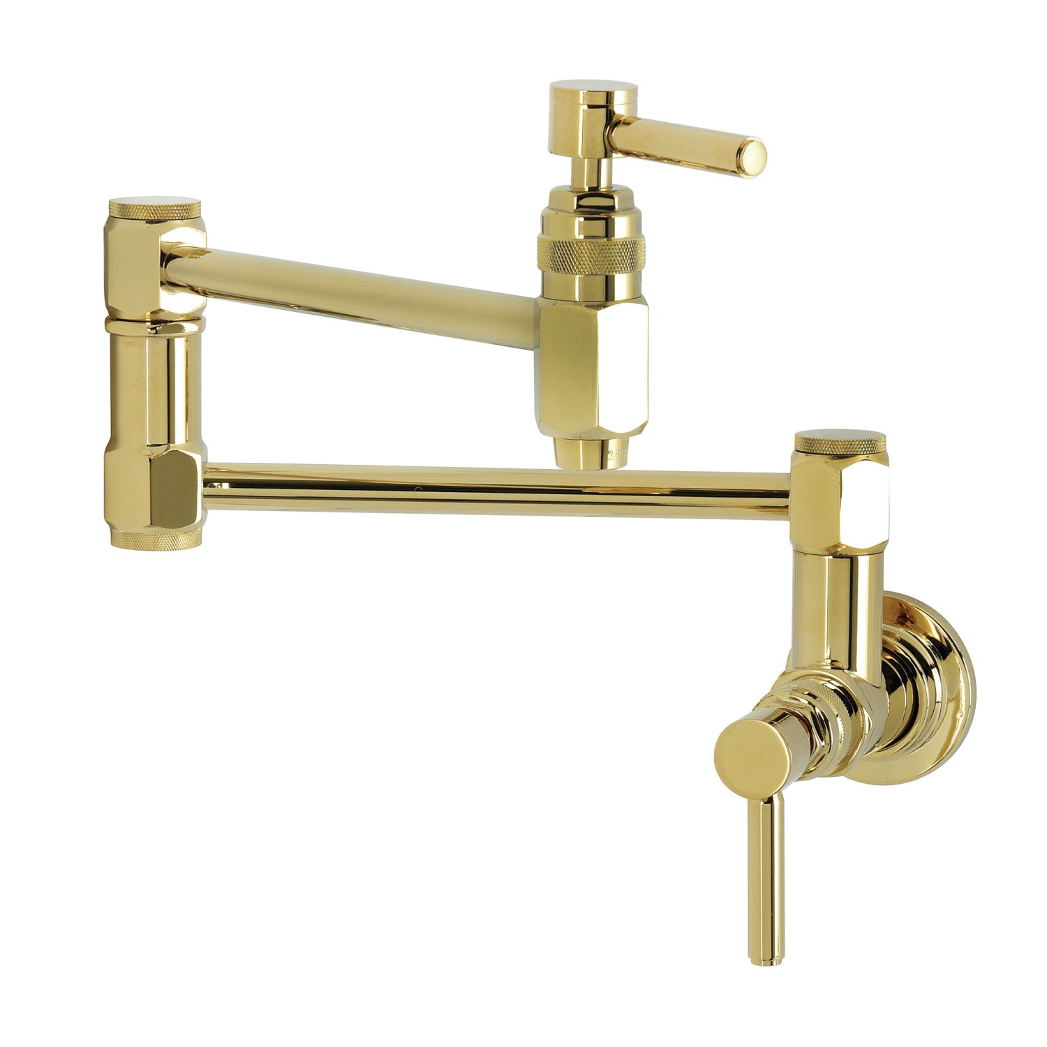 Kingston Sona KS5102DL - Concord Wall Mount Pot Filler Faucet, Polished Brass — image 1